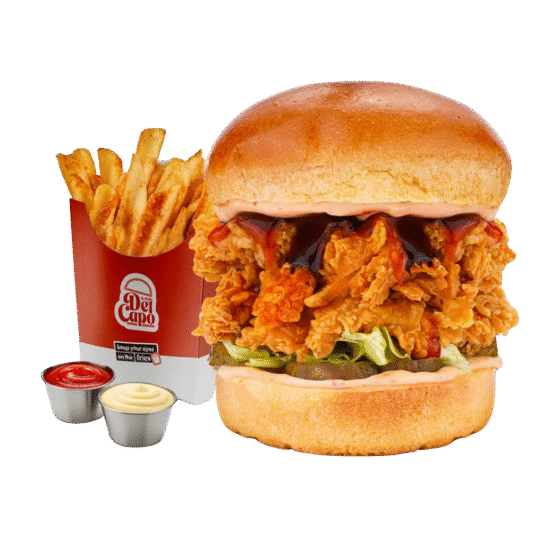 Chili & BBQ Burger